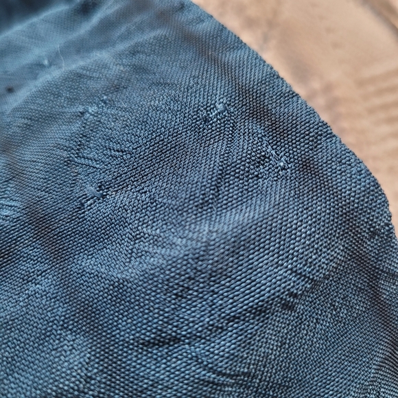 Set of 2 Handwoven black and blue square cushion covers - Picture 11 of 16